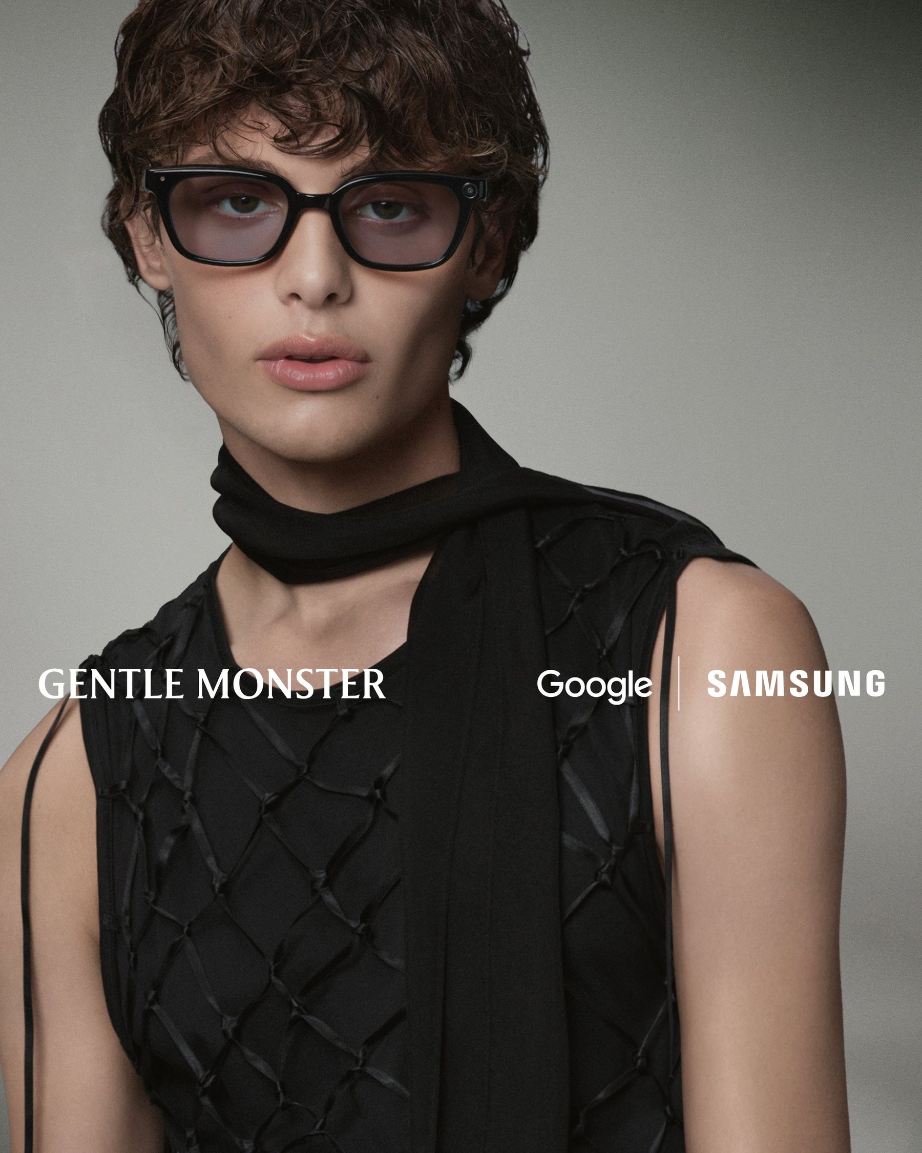 Gentle Monster x Google x Samsung collaboration campaign background